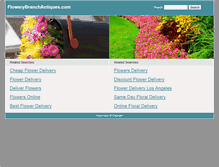 Tablet Screenshot of flowerybranchantiques.com